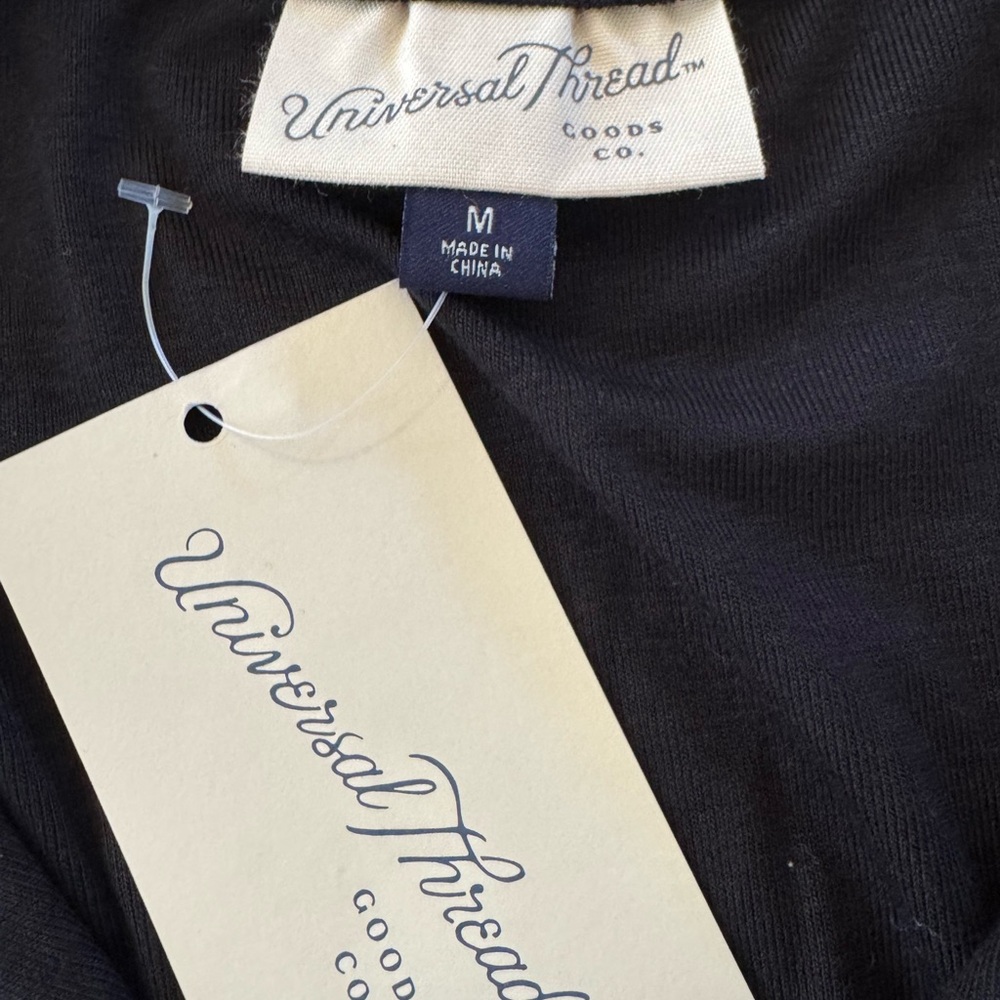 Universal Thread Black Button Down Shirt - Picture 3 of 3